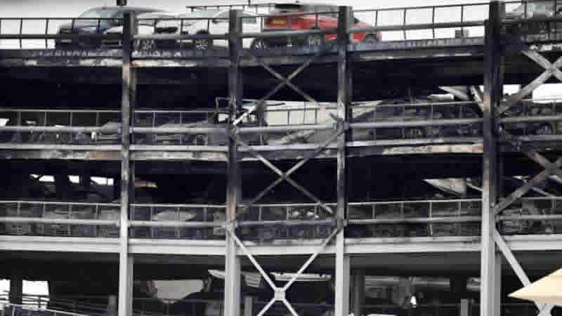 Luton Havalimanı’nın otoparkında yangın çıkaran kişi tutuklandı