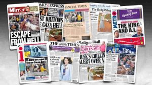 2 Kasım Perşembe: İngiltere gazetelerinden öne çıkan manşetler