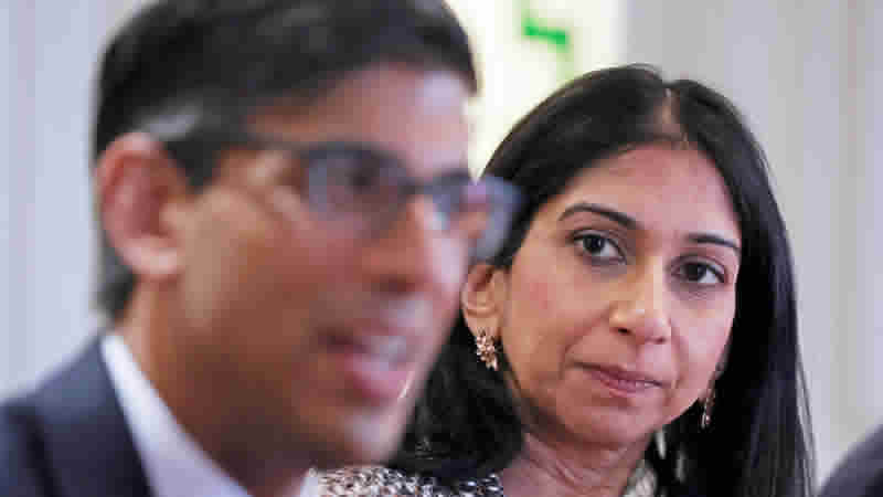 Eski Bakan Suella Braverman, Başbakan Sunak’ı “ihanetle” suçladı