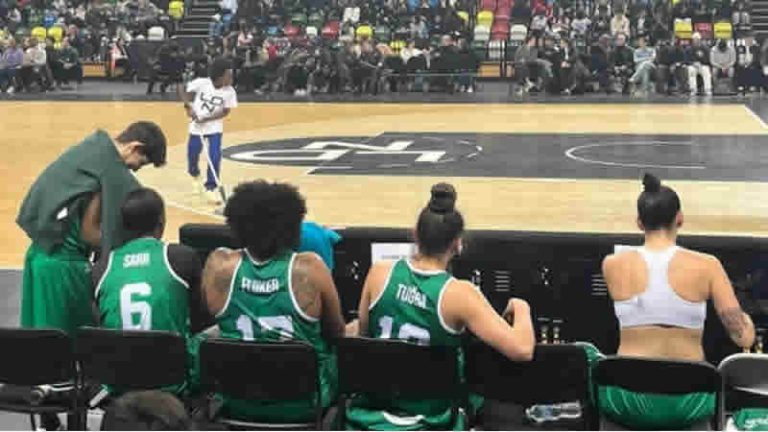 Vize alamayan Kadın Basketbol takımı, İngiltere’ye 5 oyuncuyla gelebildi