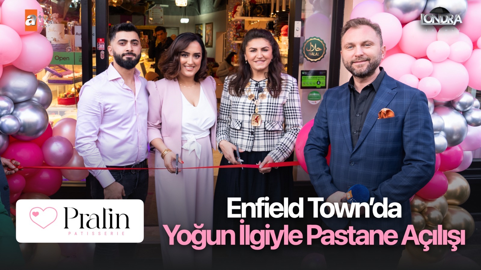 Enfield Town’da yoğun ilgiyle pastane açılışı…