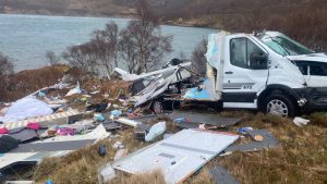 İskoçya’da karavan tatili yapan aile felaketi yaşadı