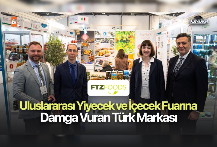 Uluslararası yiyecek ve içecek fuarına damga vuran Türk markası…