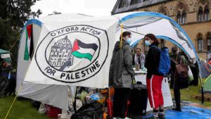 Filistin gösterilerine Oxford ve Cambridge öğrencileri de katıldı