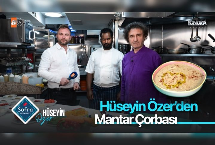 Hüseyin Özer’den mantar çorbası…