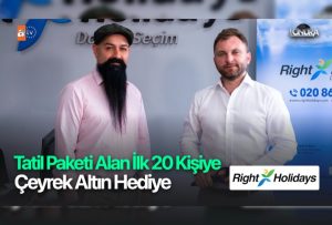 Tatil paketi alan ilk 20 kişiye çeyrek altın hediye…
