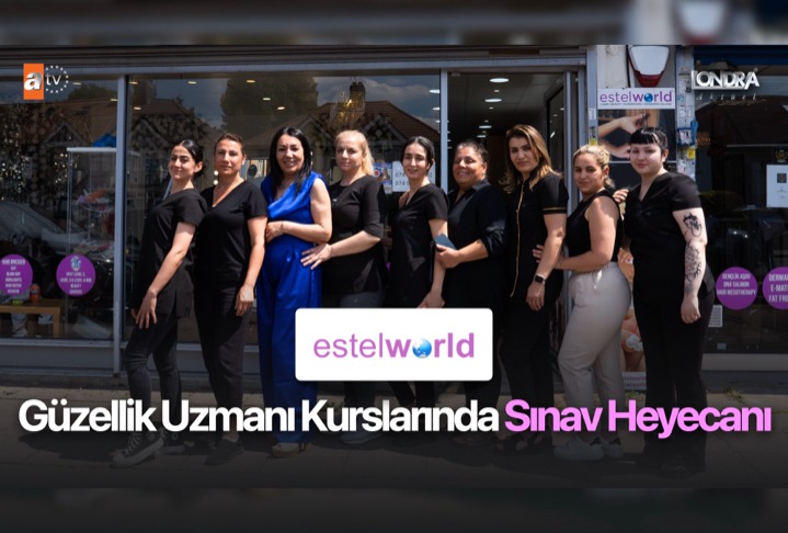 Güzellik uzmanı kurslarında sınav heyecanı…