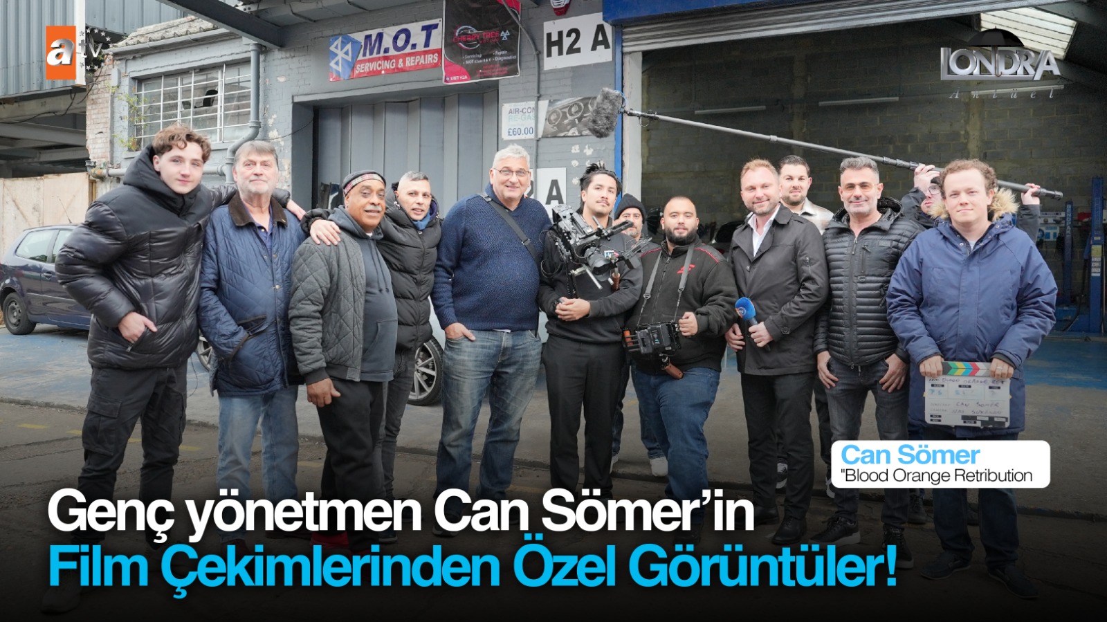 Genç yönetmen Can Sömer’in film çekimlerinden özel görüntüler…