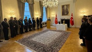 Londra Büyükelçiliği’nde 10 Kasım Atatürk’ü Anma Töreni Gerçekleştirildi
