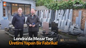 Londra’da mezar taşı üretimi yapan bir fabrika…