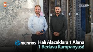 Halı alacaklara 1 alana 1 bedava kampanyası…