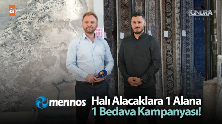 Halı alacaklara 1 alana 1 bedava kampanyası…