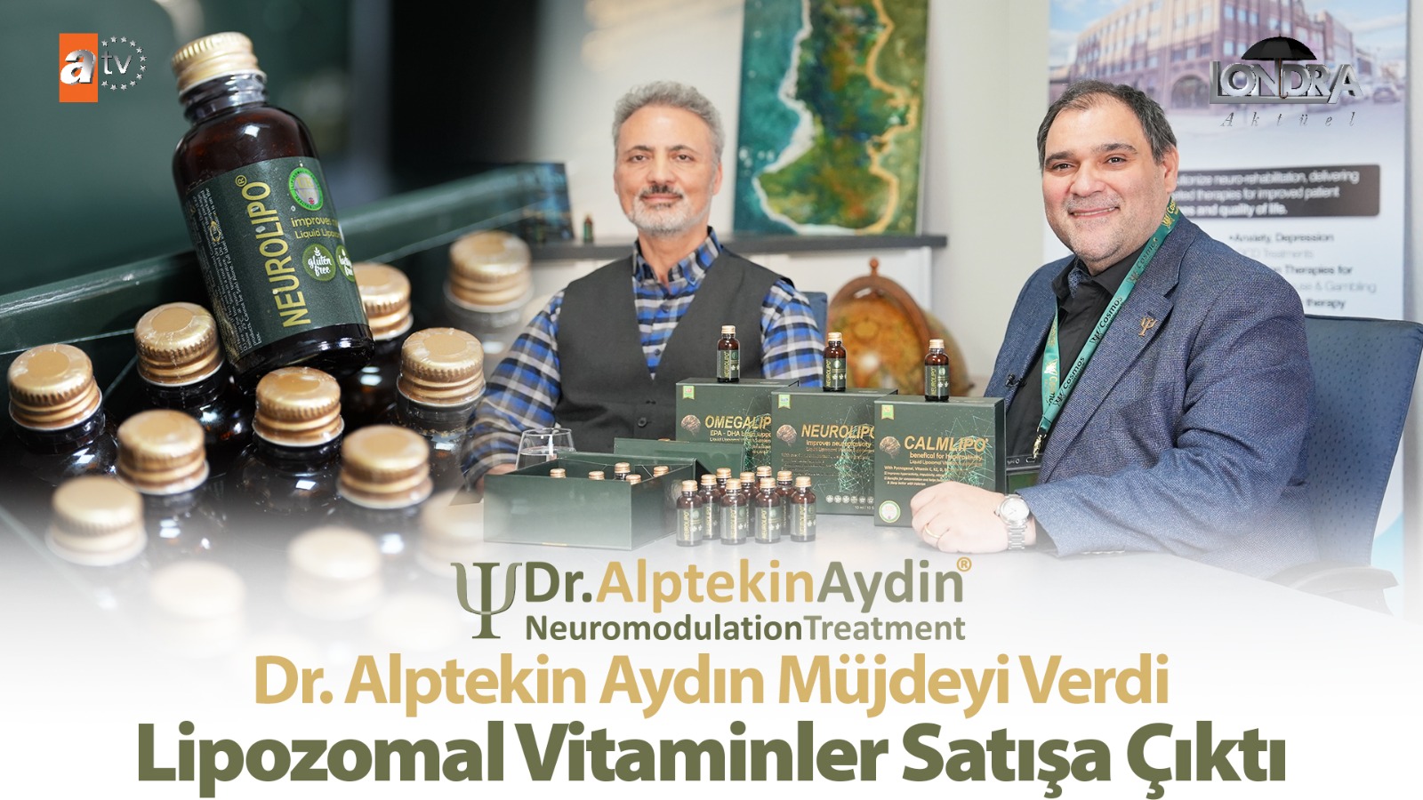 Dr. Alptekin Aydın müjdeyi verdi… Lipozomal vitaminler satışa çıktı…
