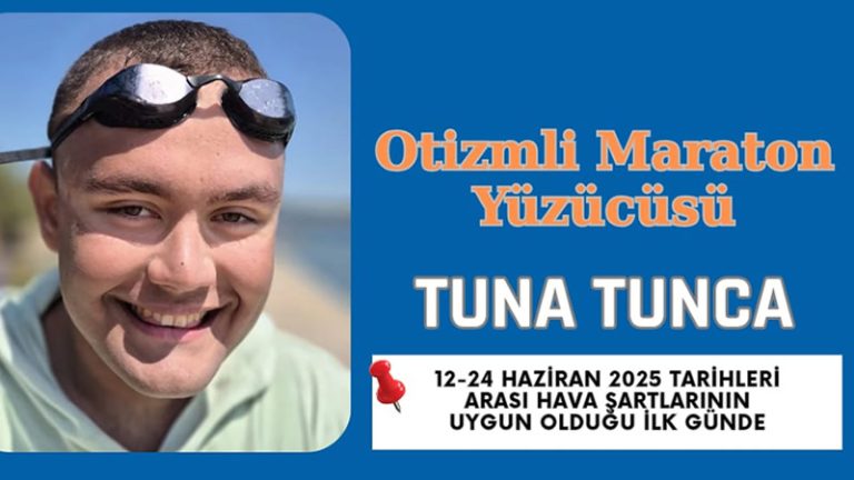 Otizmli Sporcu Tuna Tunca, Manş Denizi’ni Yüzerek Geçecek