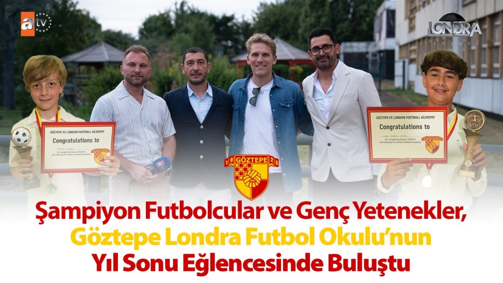 Göztepe Londra Futbol Okulu’nun yıl sonu eğlencesi