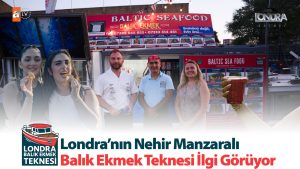 Londra’nın nehir manzaralı balık ekmek teknesi ilgi görüyor…