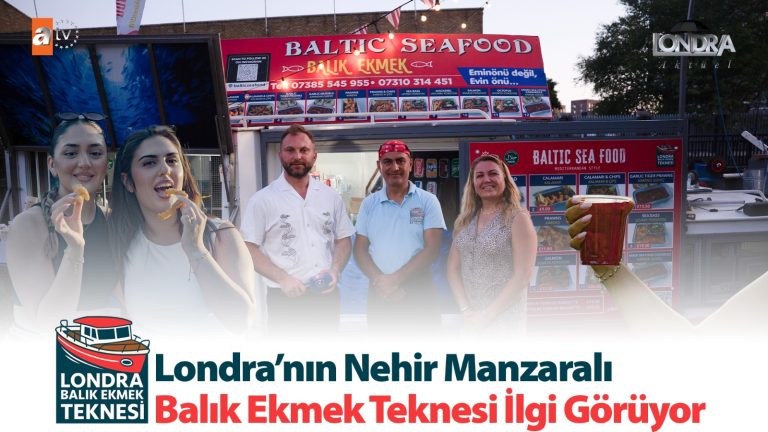 Londra’nın nehir manzaralı balık ekmek teknesi ilgi görüyor…