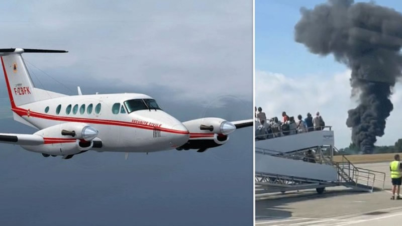 Londra’daki Uçak Kazası Sonrası Southend Havaalanındaki Tüm Uçuşlar İptal Edildi